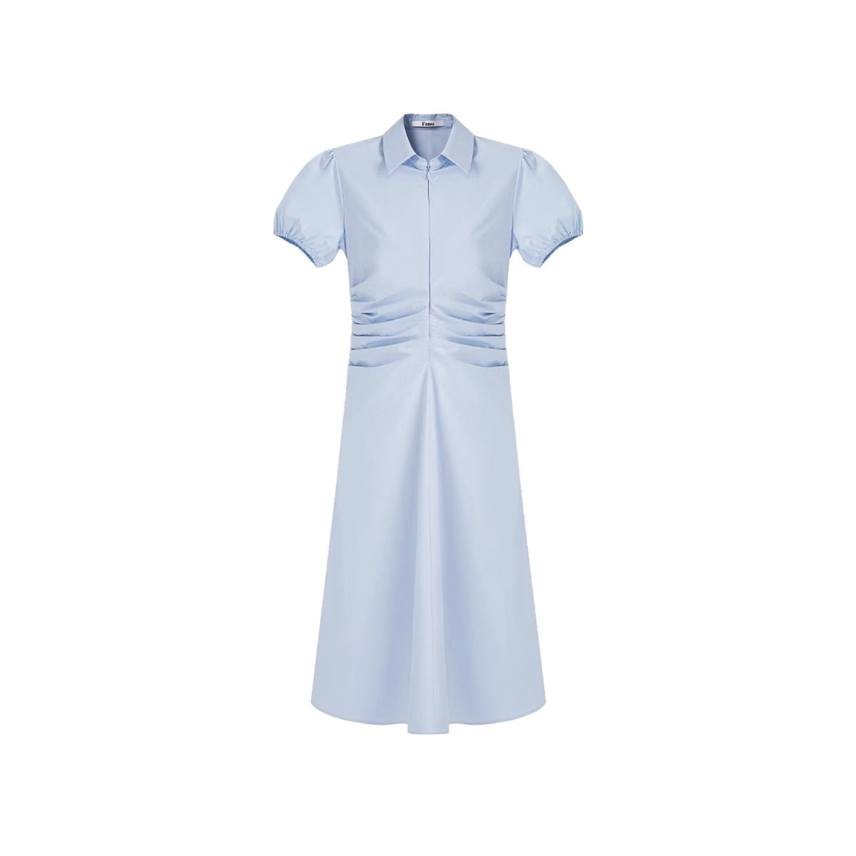 Summer Chic Pleated Bubble Sleeve Dress