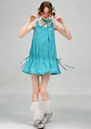 Summer Chic Tie-Waist Camisole Dress