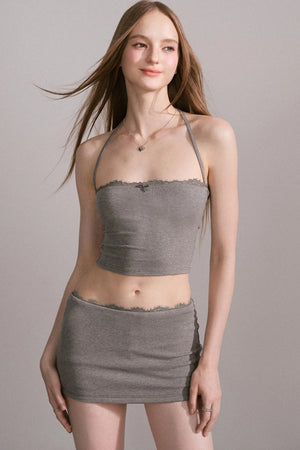 Summer Chic Two-Piece Halter Set-Up