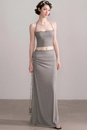 Summer Chic Two-Piece Halter Set-Up
