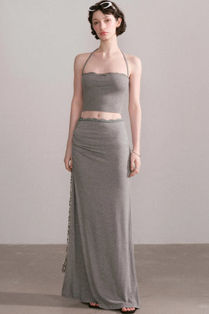 Summer Chic Two-Piece Halter Set-Up