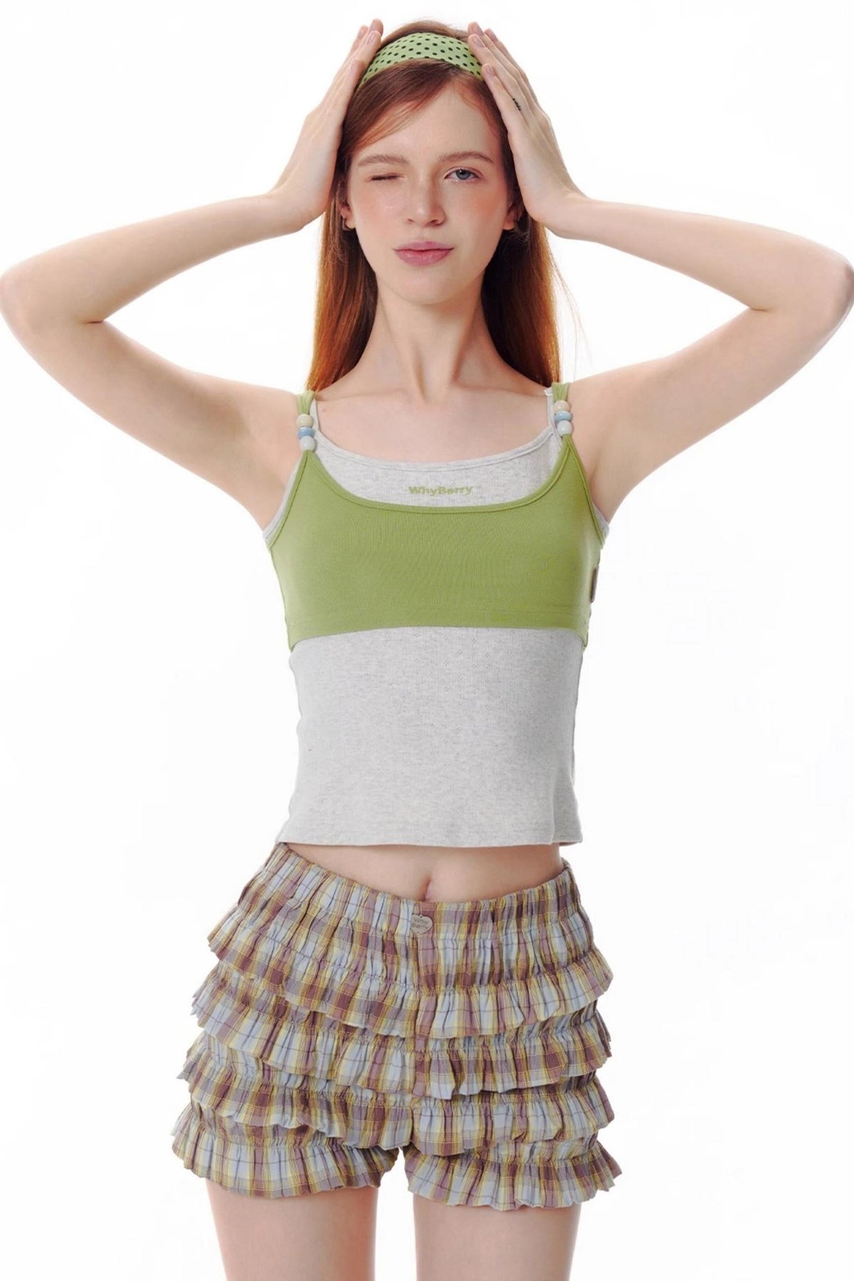 Summer Colorblock Beaded Tank