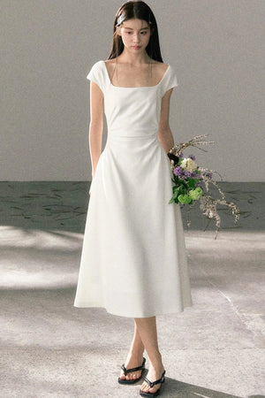Summer Elegant Slim-Fit Versatile A-Line Dress