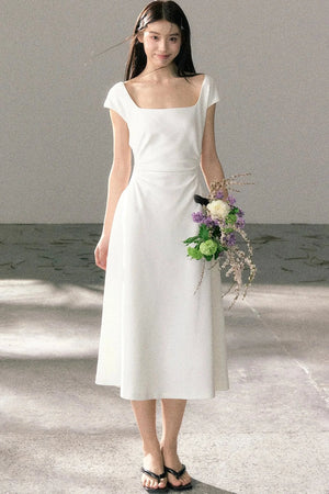 Summer Elegant Slim-Fit Versatile A-Line Dress