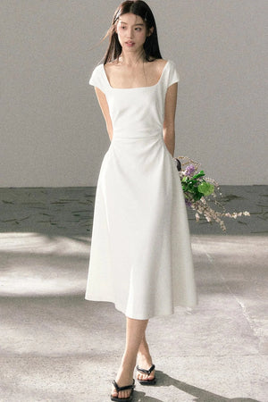 Summer Elegant Slim-Fit Versatile A-Line Dress