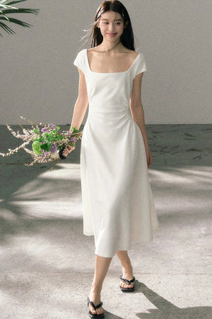 Summer Elegant Slim-Fit Versatile A-Line Dress