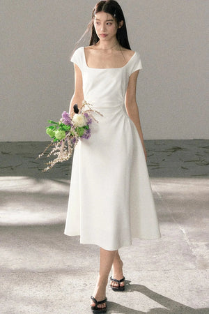 Summer Elegant Slim-Fit Versatile A-Line Dress
