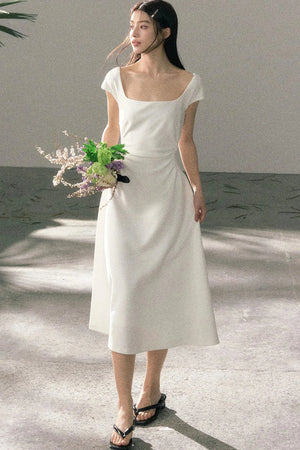 Summer Elegant Slim-Fit Versatile A-Line Dress