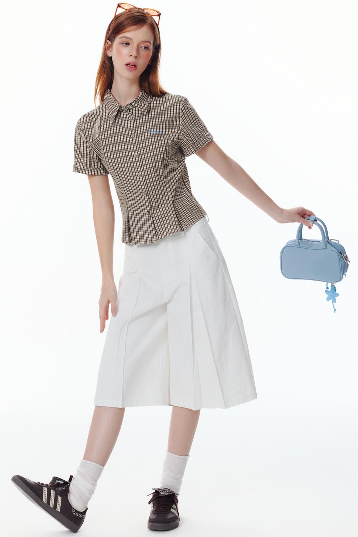 Summer Encounter Pink Check Shirt