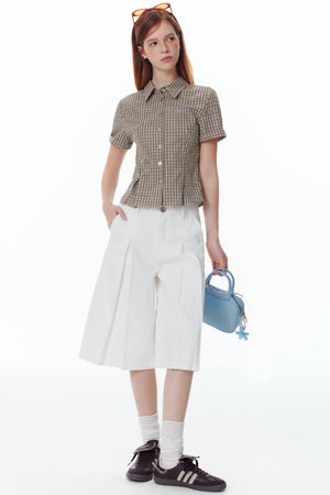 Summer Encounter Pink Check Shirt