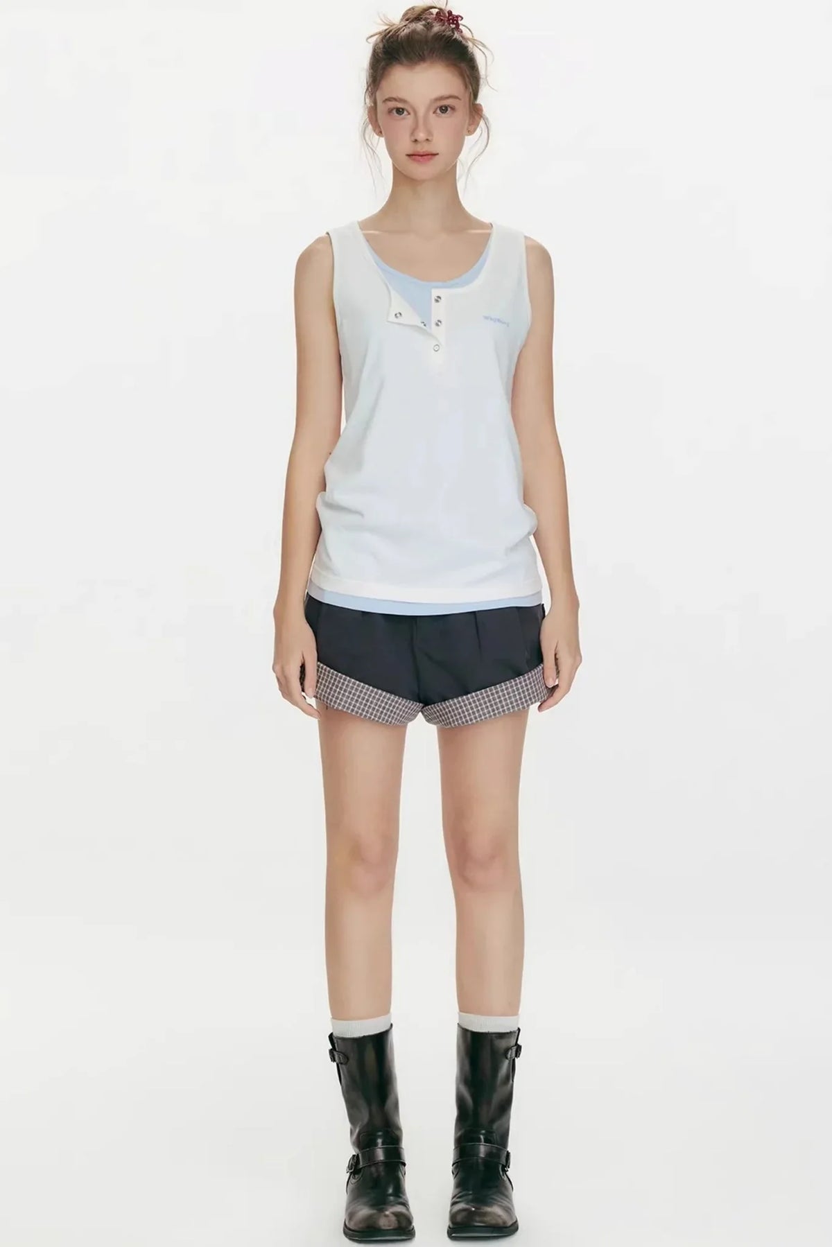 Summer Flavor Color-Blocked Vest