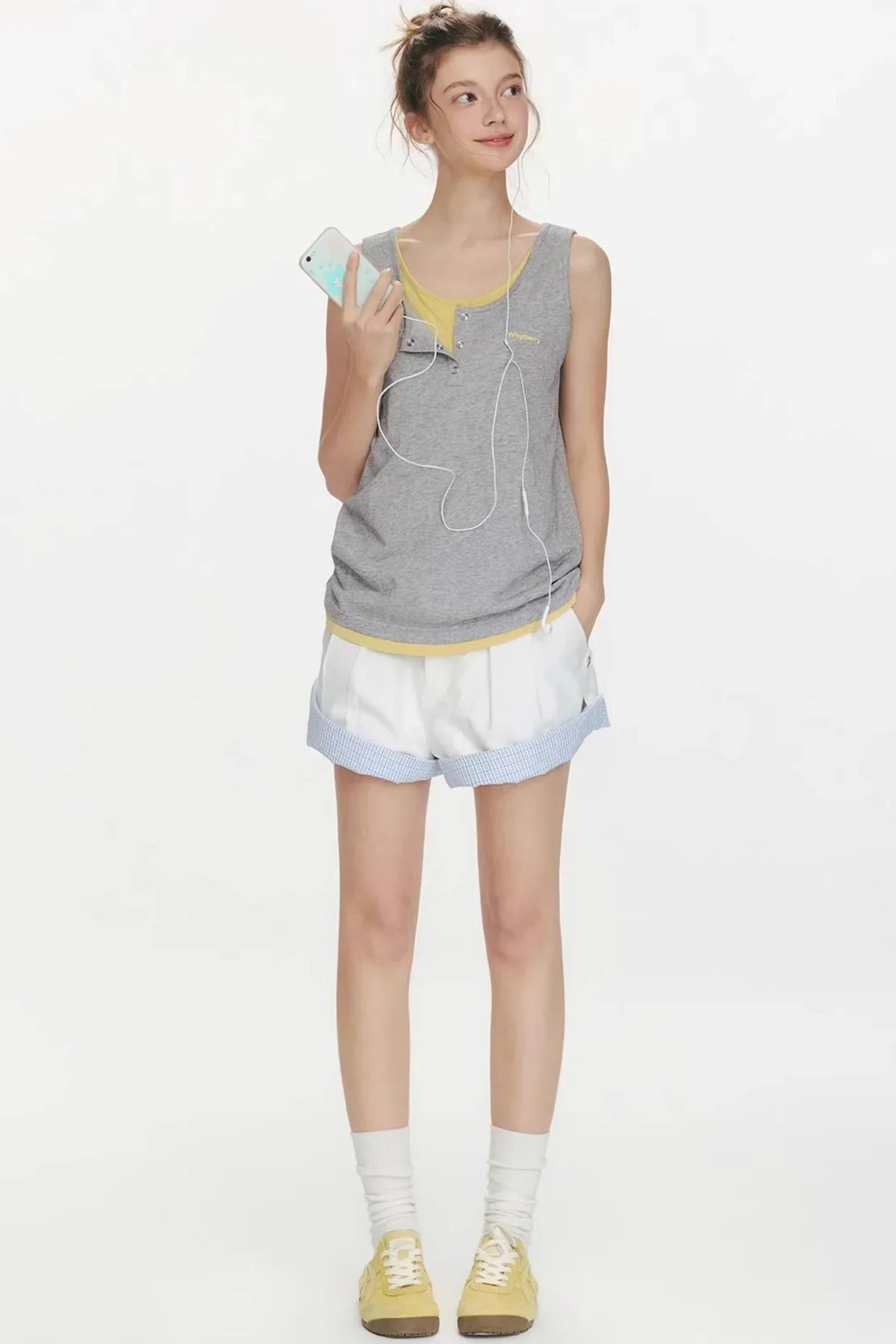 Summer Flavor Color-Blocked Vest