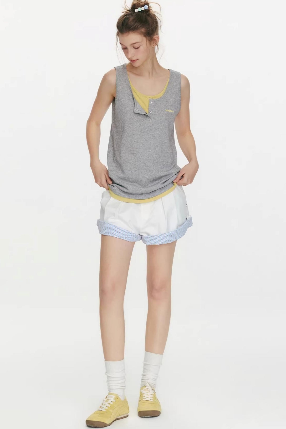 Summer Flavor Color-Blocked Vest