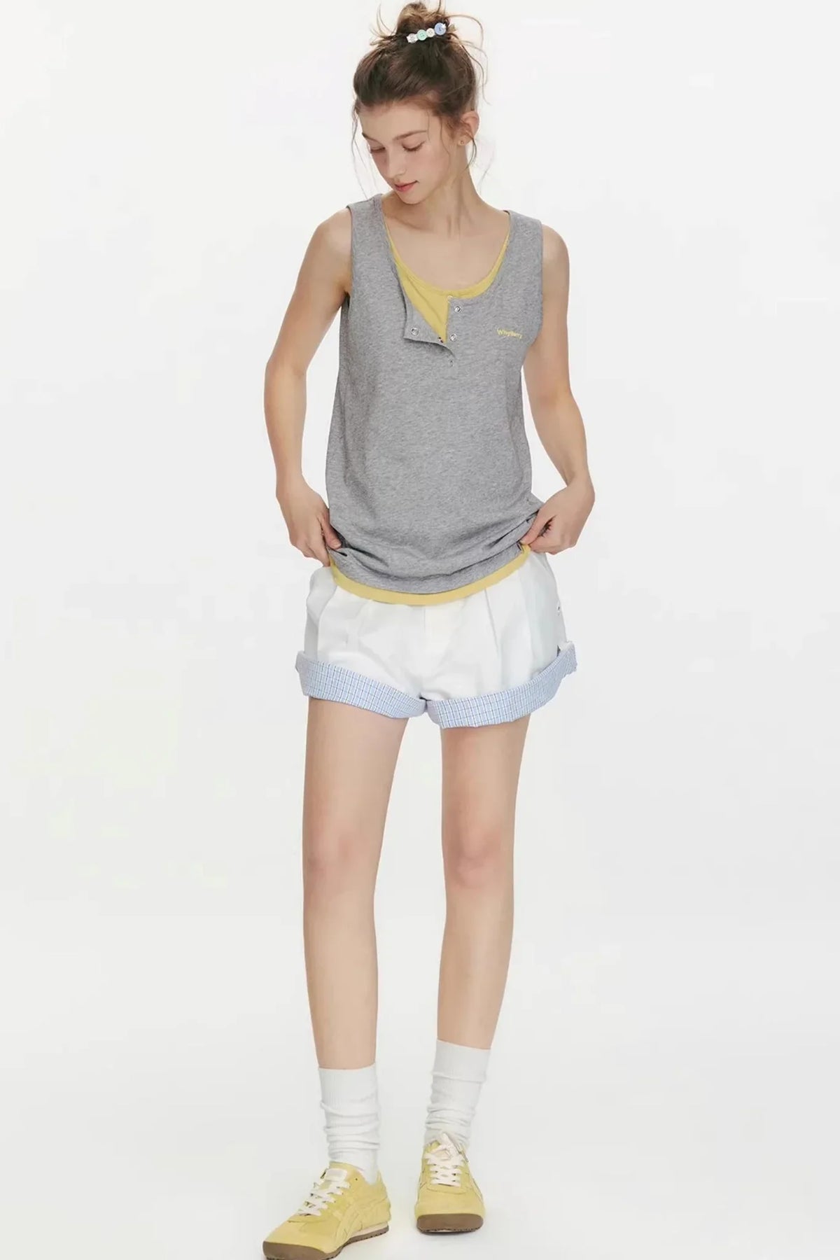 Summer Flavor Color-Blocked Vest