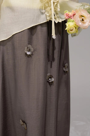 Summer Floral A-Line Skirt