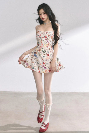 Summer Floral Lace Dress