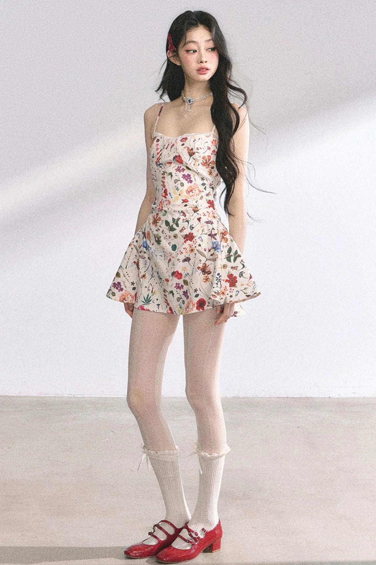 Summer Floral Lace Dress