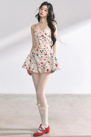 Summer Floral Lace Dress