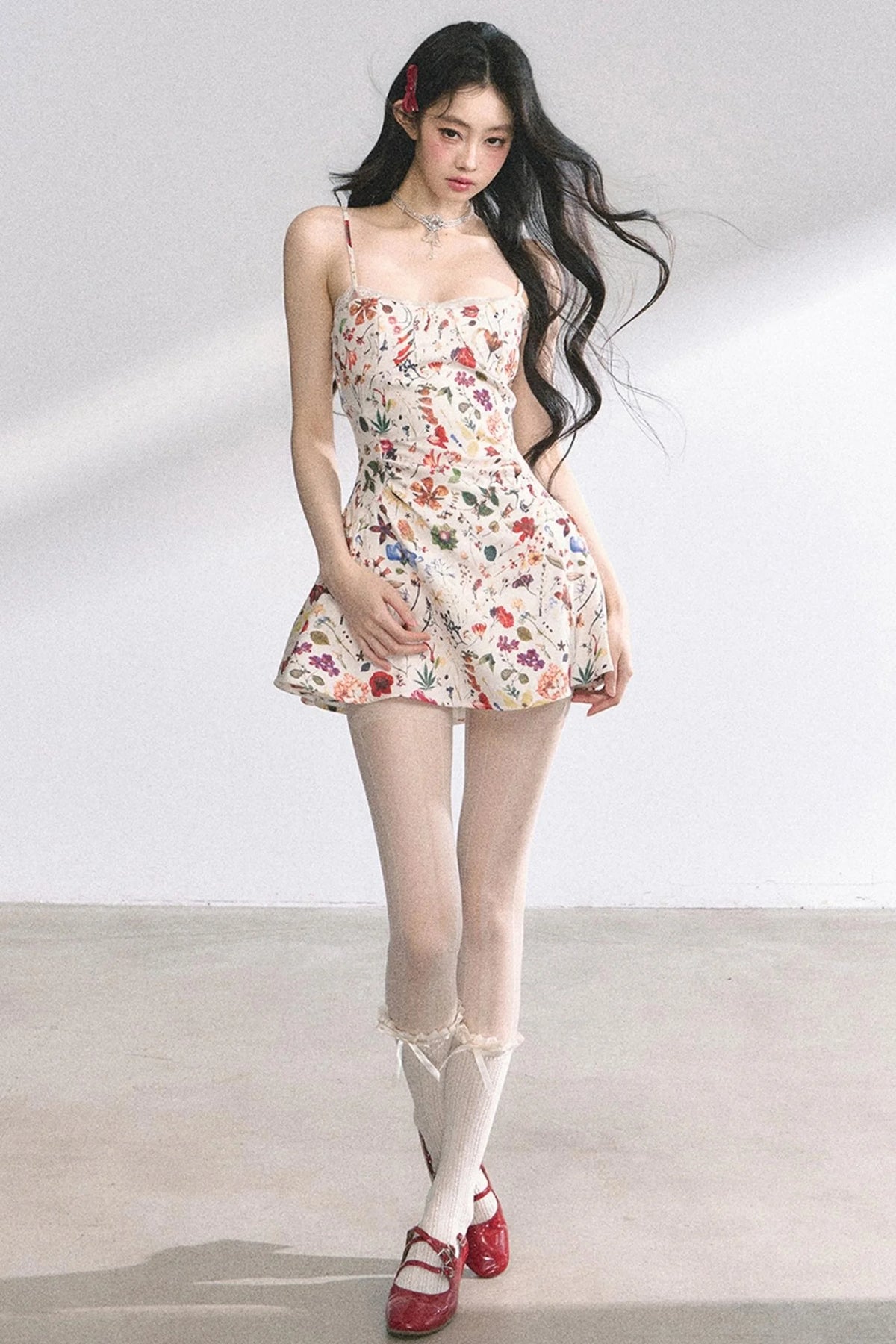 Summer Floral Lace Dress