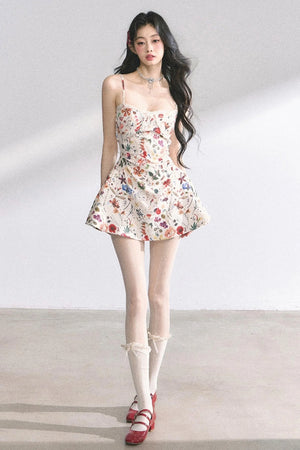 Summer Floral Lace Dress