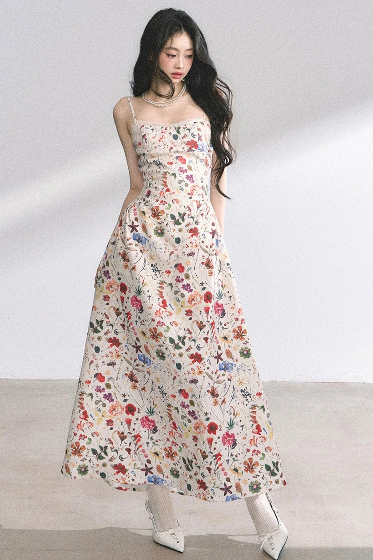 Summer Floral Lace Dress