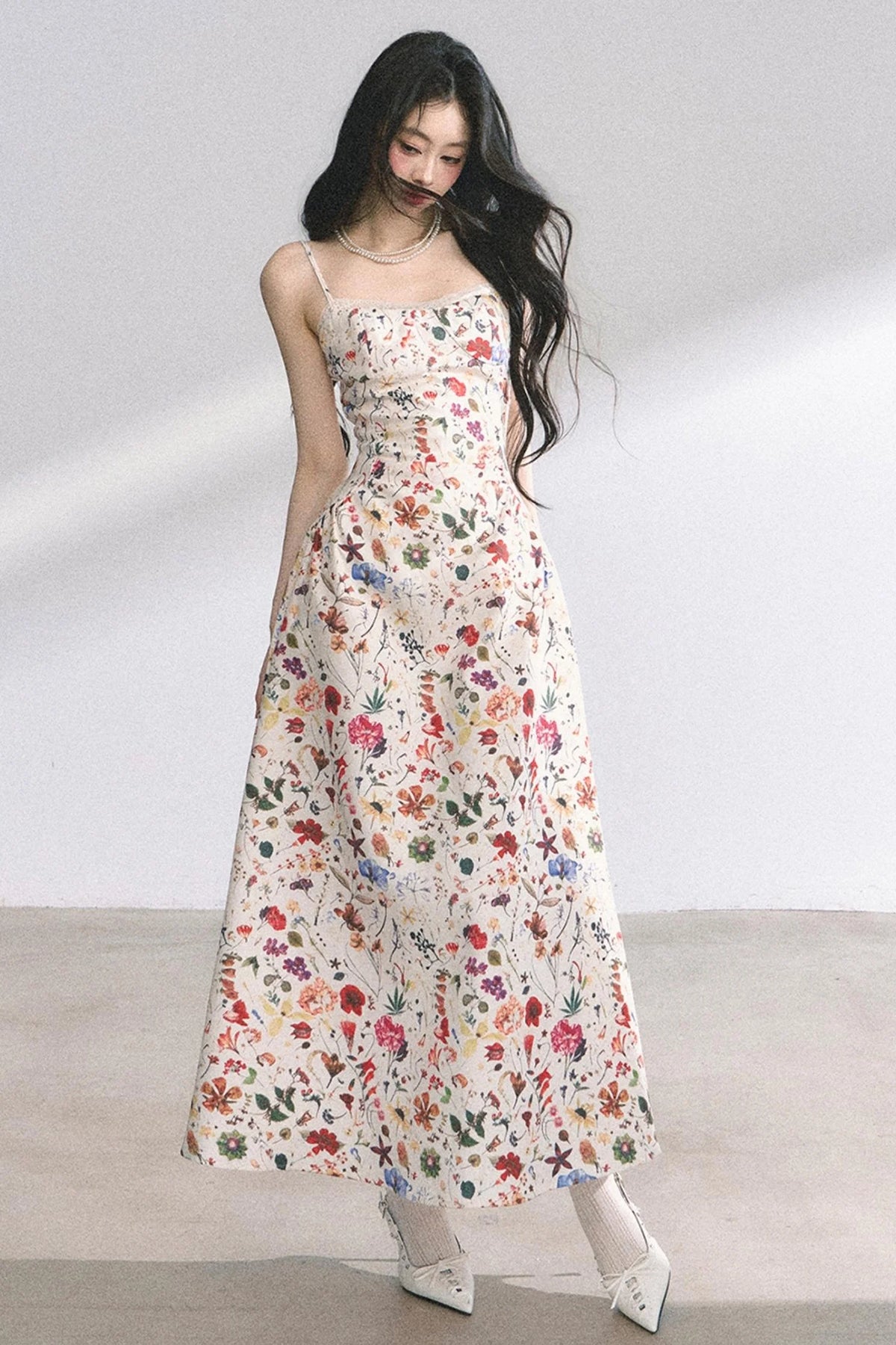 Summer Floral Lace Dress