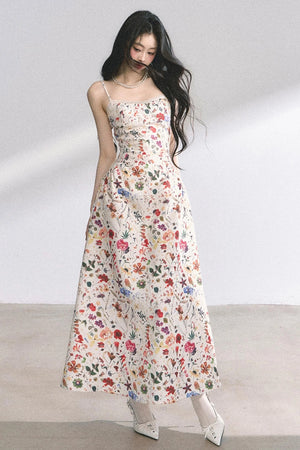 Summer Floral Lace Dress