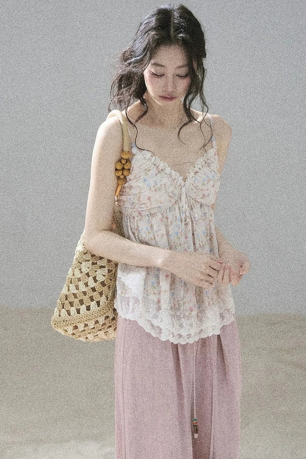 Summer Floral Lace Top