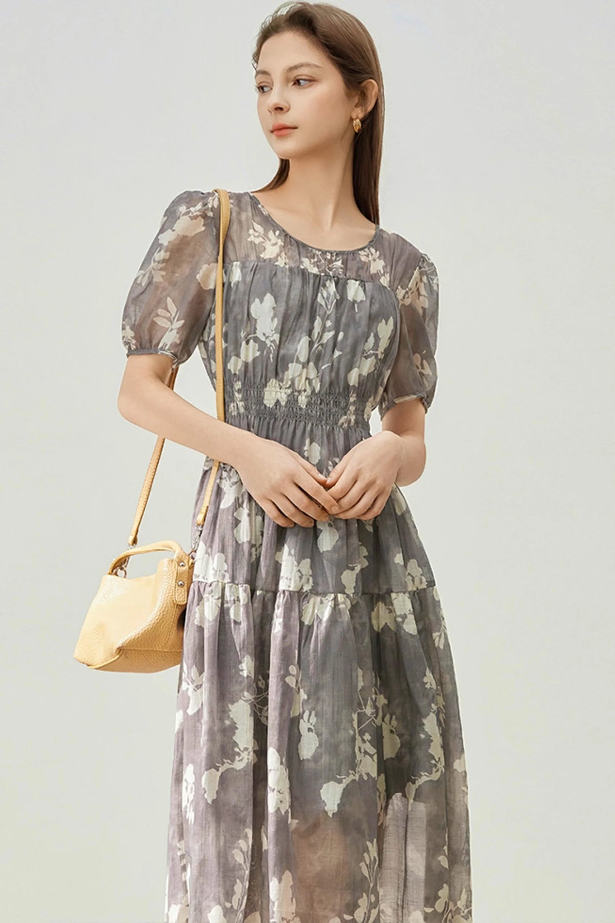 Summer Floral Tencel Dress