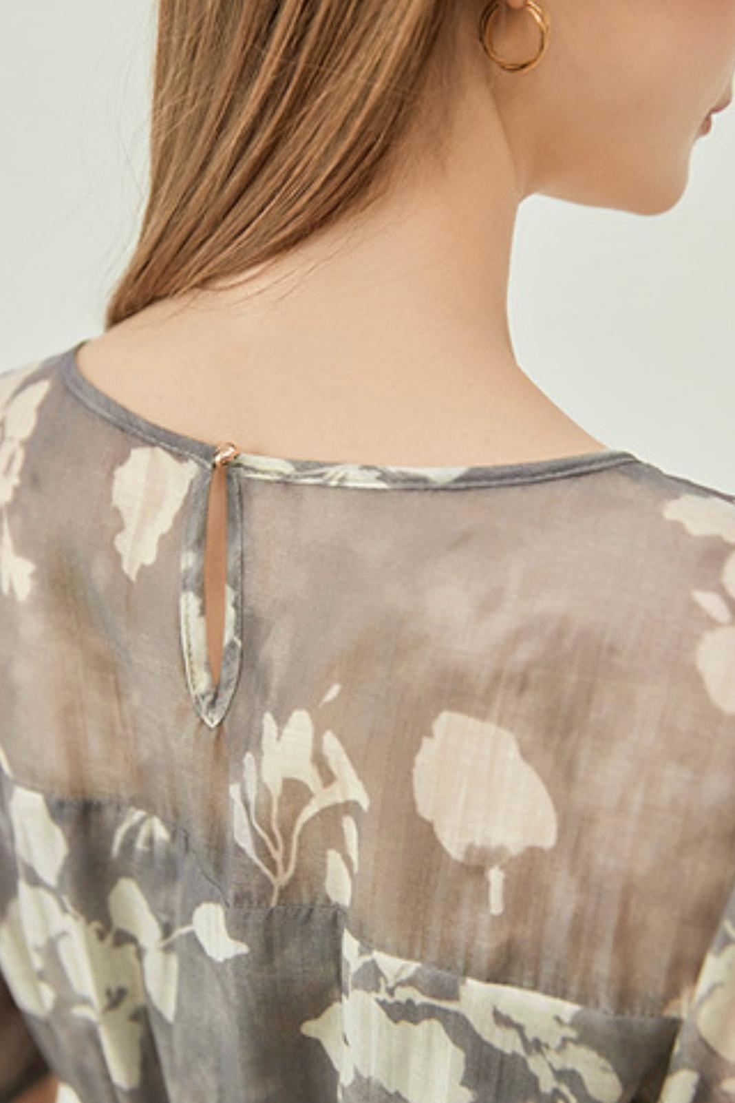 Summer Floral Tencel Dress