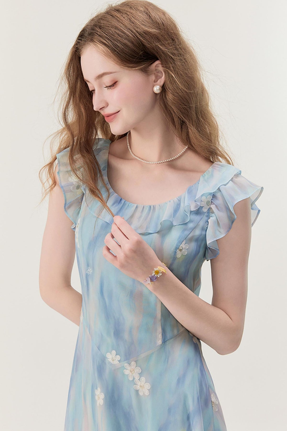 Summer Gradient A-Line Dress