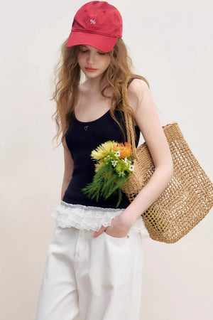Summer High-Waist Denim Trousers