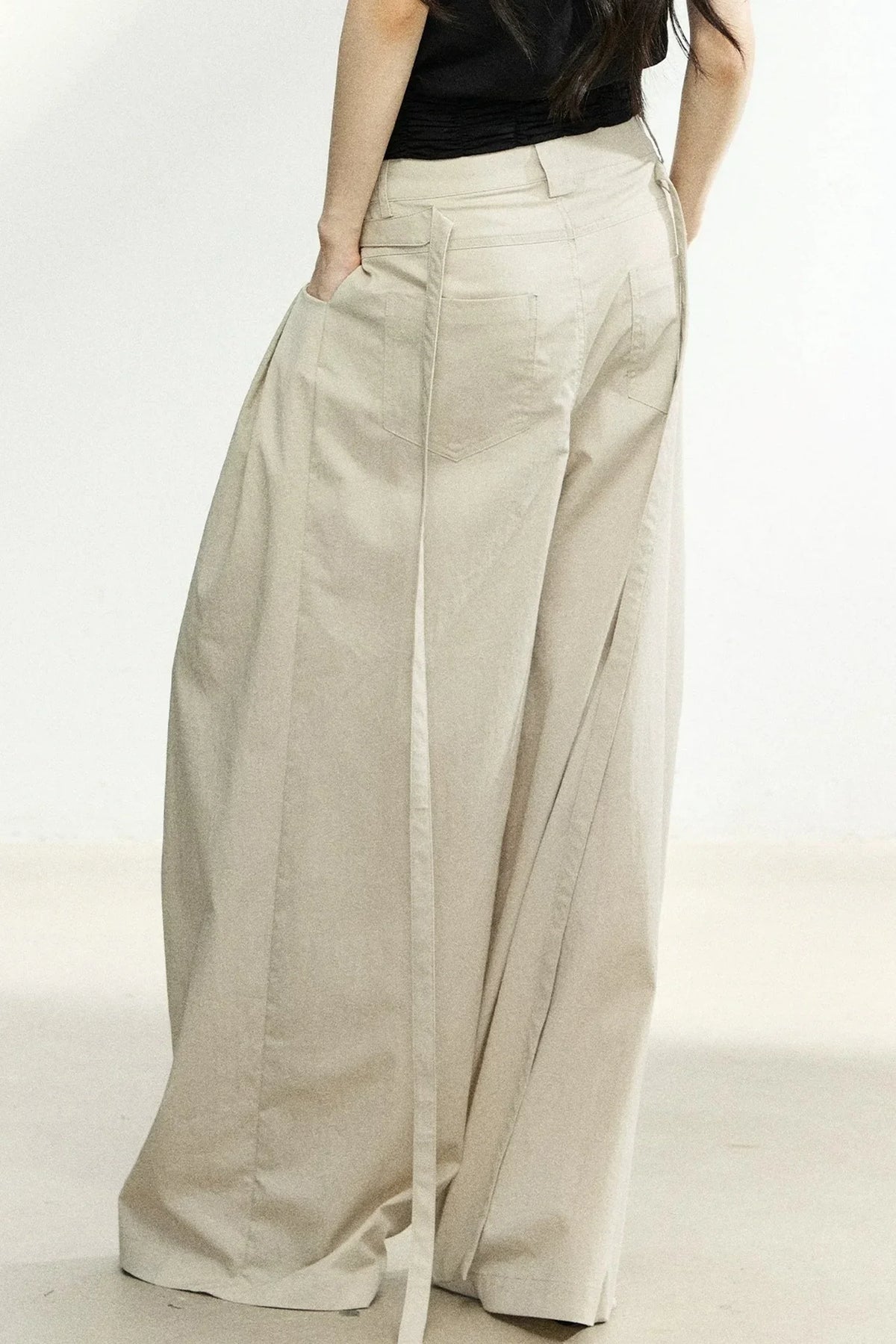 Summer High-Waisted Wide-Leg Pants