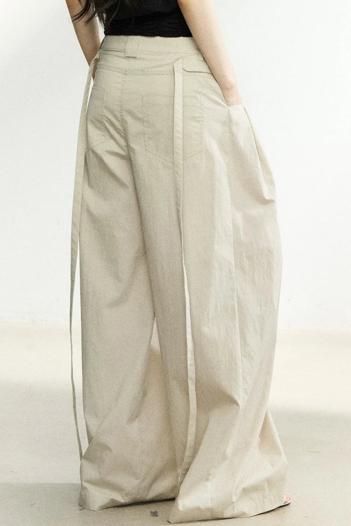 Summer High-Waisted Wide-Leg Pants