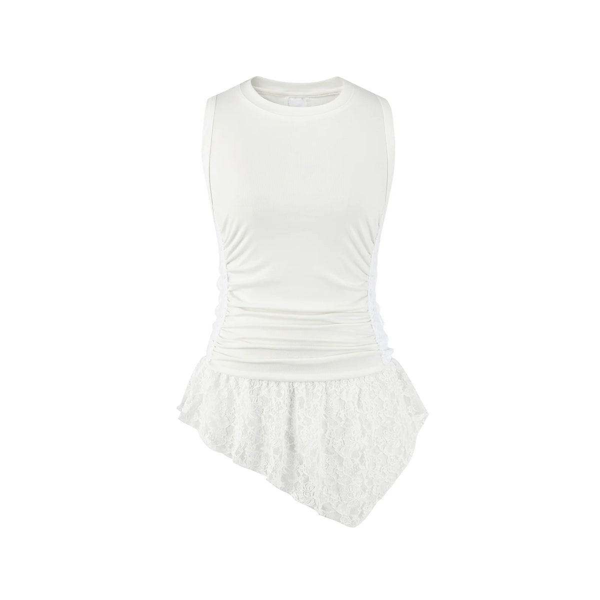 Summer Lace Asymmetrical Vest