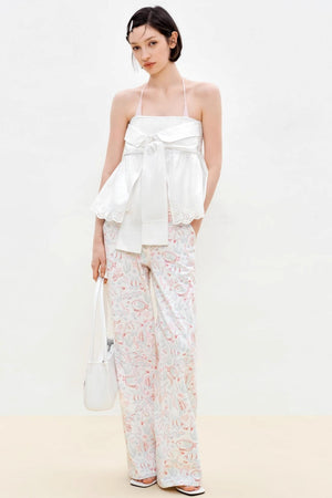 Summer Lace Halter Skirt