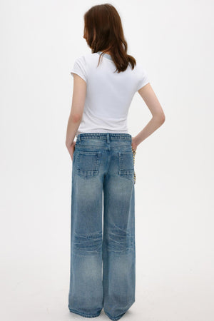 Summer Light-Waist Jeans