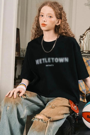 Summer Loose And Short Beetle Tee