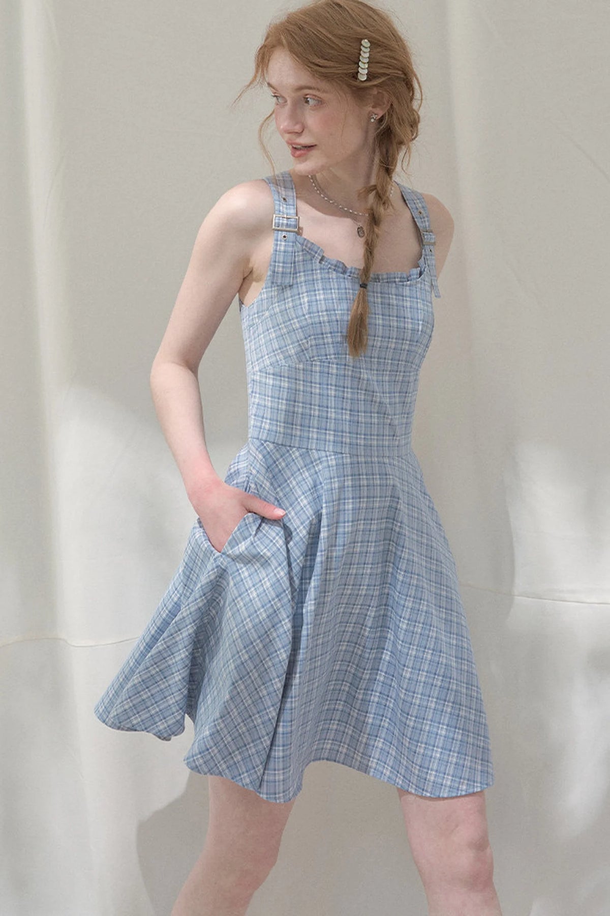 Summer Melody Plaid Dress