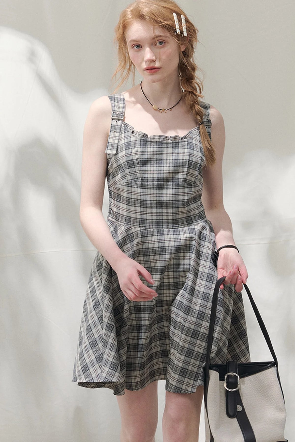 Summer Melody Plaid Dress