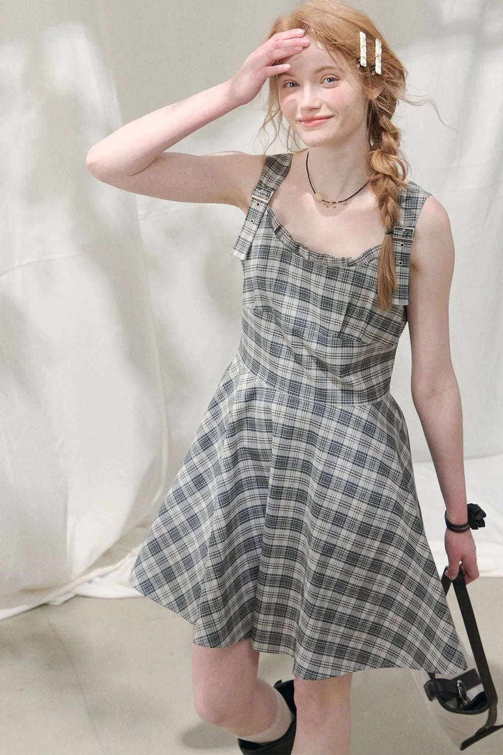 Summer Melody Plaid Dress