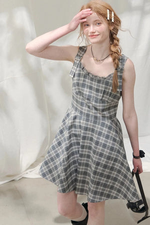Summer Melody Plaid Dress