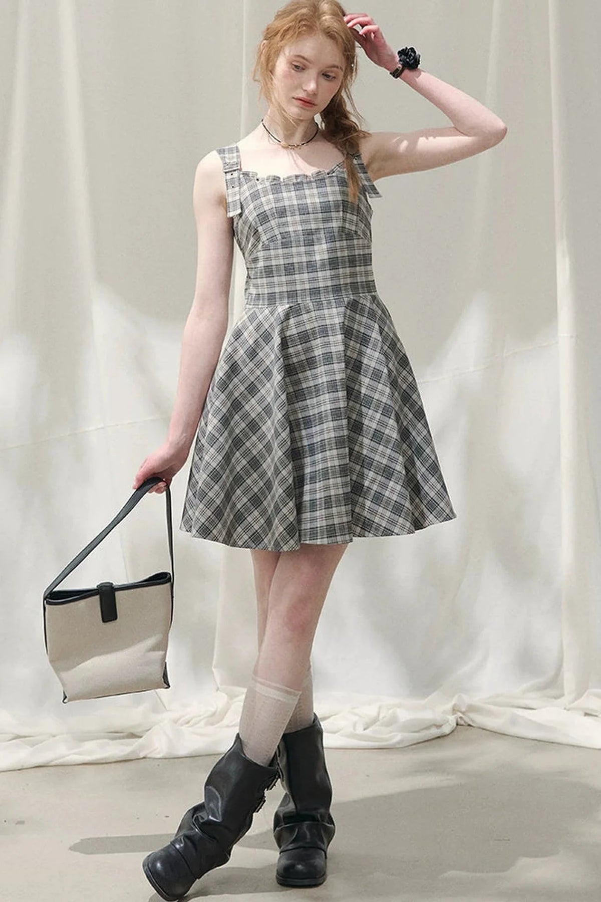 Summer Melody Plaid Dress