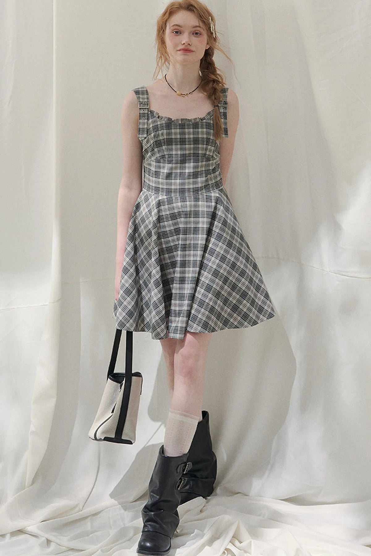 Summer Melody Plaid Dress
