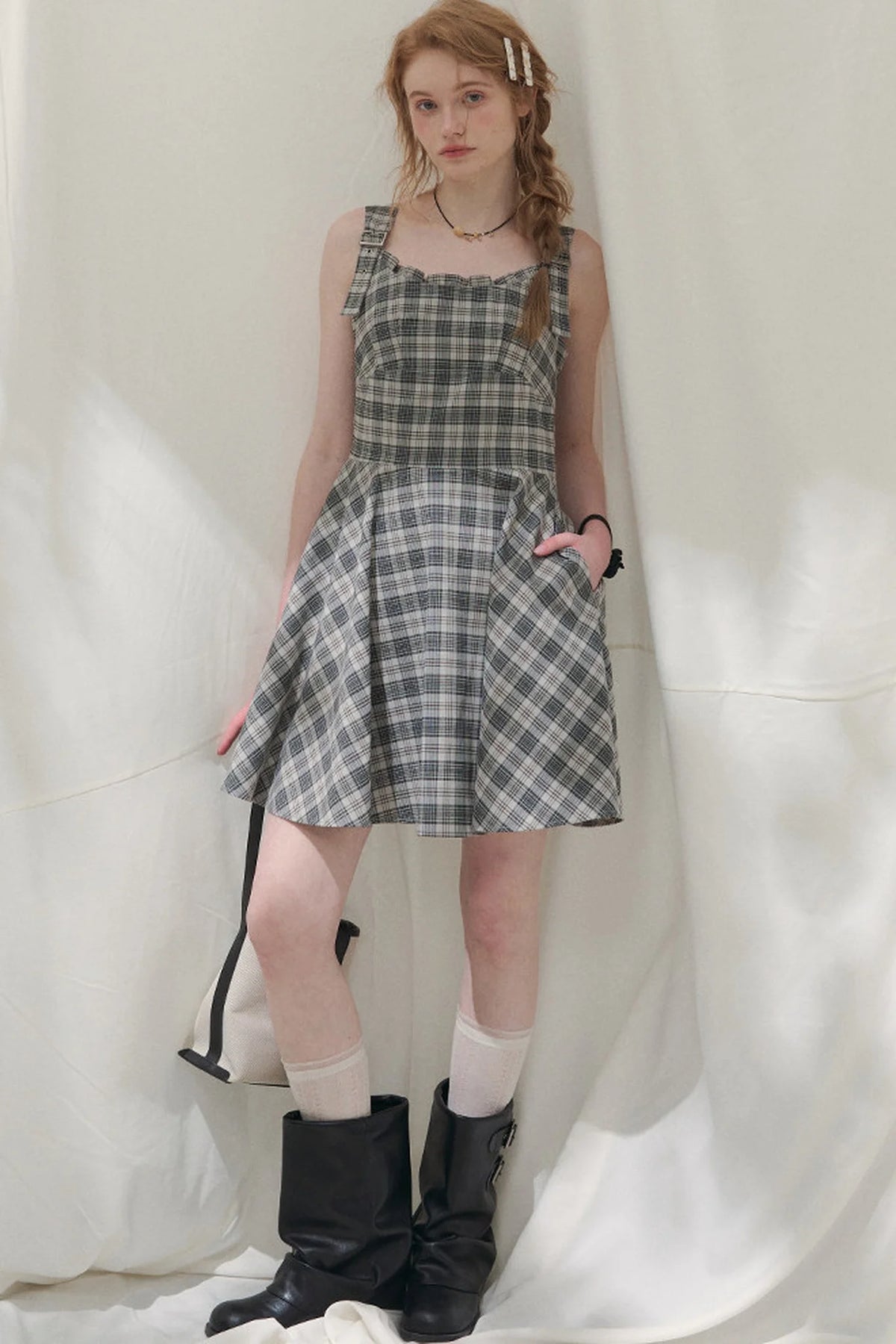 Summer Melody Plaid Dress