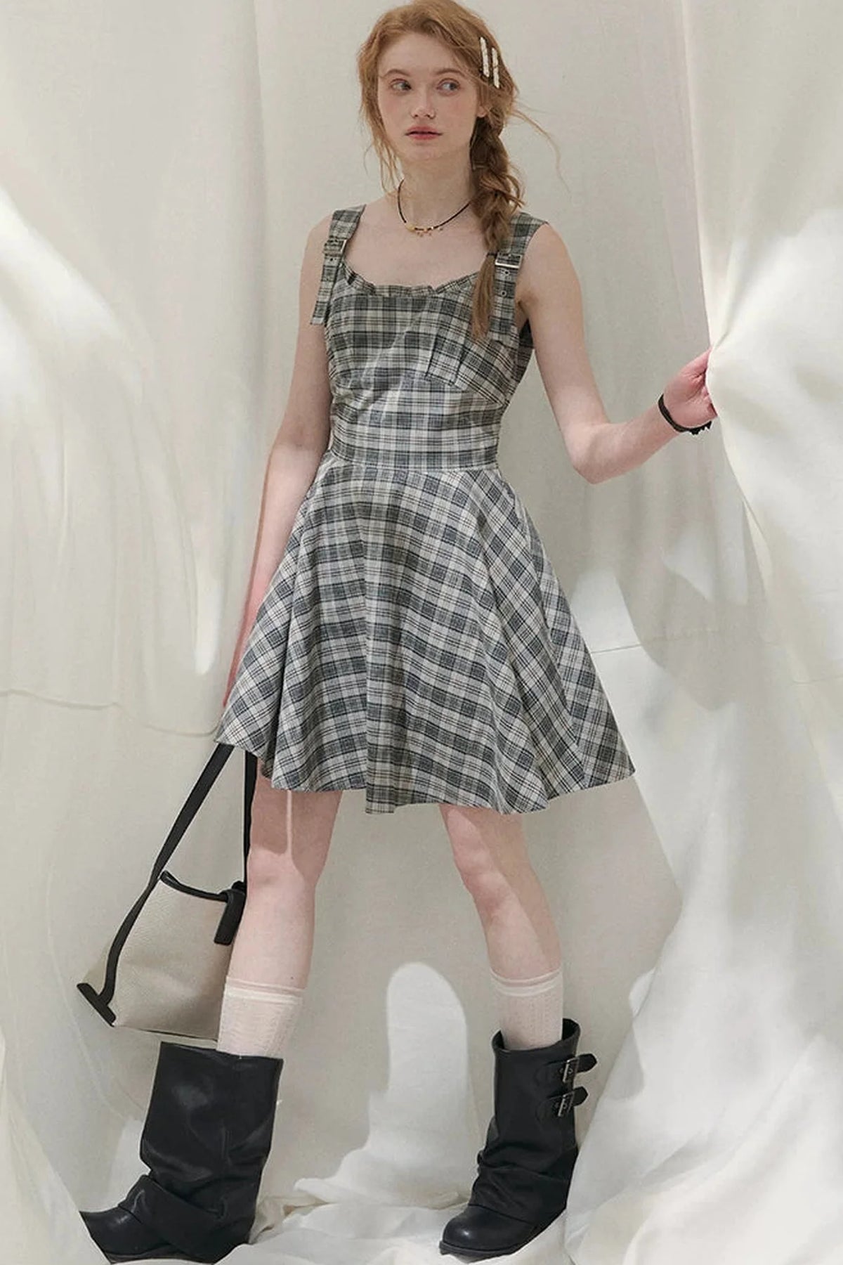 Summer Melody Plaid Dress
