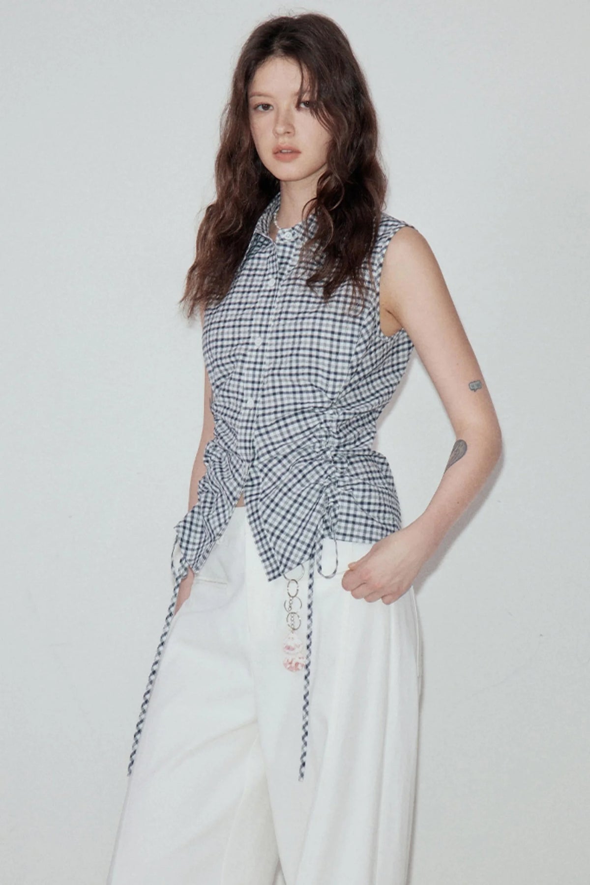 Summer Plaid Shirt Pants Set-Up