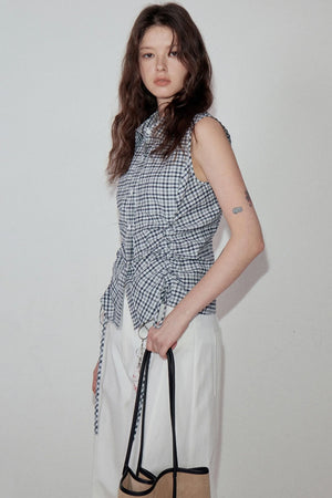 Summer Plaid Shirt Pants Set-Up