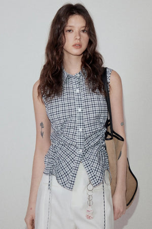 Summer Plaid Shirt Pants Set-Up