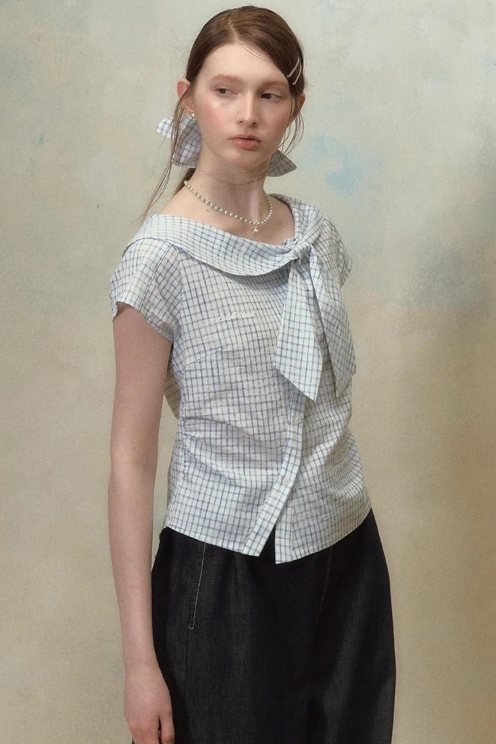 Summer Plaid Top